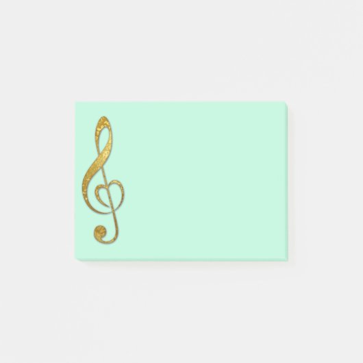 Anmerkungsauflage der Musik der Liebe I klebrige Post-it Klebezettel (Vorderseite)