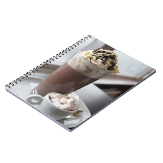 Anmerkungsbuch der heißen Schokolade Notizblock (Linke Seite)