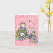 Anmerkungskarte "der Tanzstunde" Karte (Gelbe Blume)