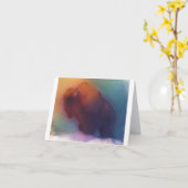 Anmerkungskarte "des amerikanischen Büffels" - Karte (Gelbe Blume)