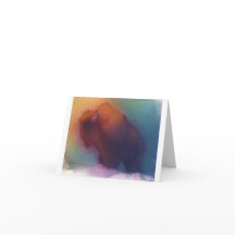 Anmerkungskarte "des amerikanischen Büffels" -