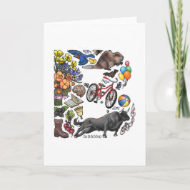 Anmerkungskarte des Monogramms "B"