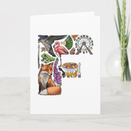 Anmerkungskarte des Monogramms "F"