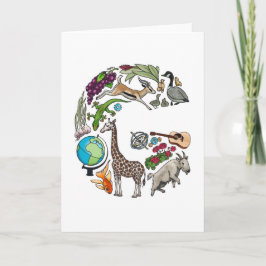 Anmerkungskarte des Monogramms "G"