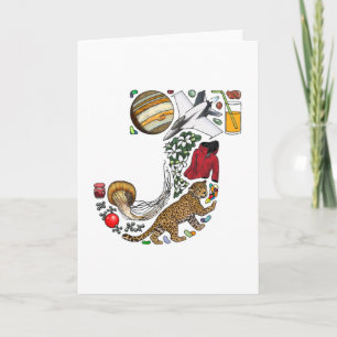 Anmerkungskarte des Monogramms "J"