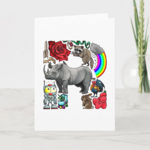 Anmerkungskarte des Monogramms "R"