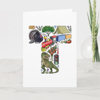 Anmerkungskarte des Monogramms "T"