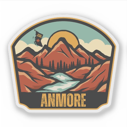 Anmore, British Columbia Aufkleber (Vorderseite)