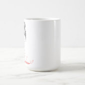 Anmut beginnt mit Coffee-Typografie Kaffeetasse (Mittel)