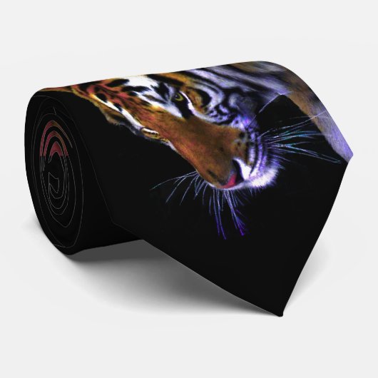 Anmut eines Tigers Krawatte (Gerollt)