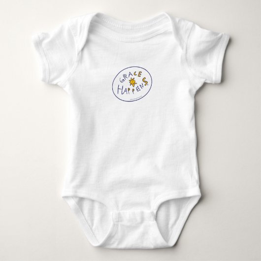 Anmut geschieht Baby-Bodysuit Baby Strampler (Vorderseite)