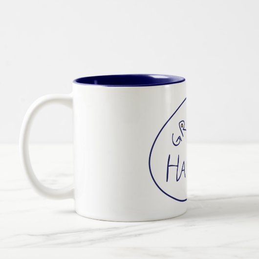 Anmut geschieht Tasse 11oz (Links)