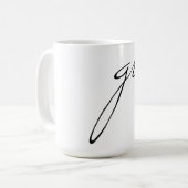 Anmut gewinnt Kaffeetasse (Vorderseite Links)