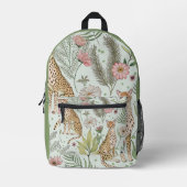 Anmut in der Wildnis Bedruckter Rucksack (Vorderseite)
