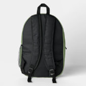 Anmut in der Wildnis Bedruckter Rucksack (Rückseite)