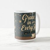Anmut in jedem Schluck 2 (Farbe) Kaffeetasse (VorderseiteRechts)