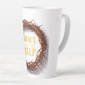 Anmut in jedem Schritt Milchtasse (Rechte Ecke)