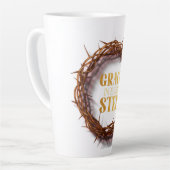 Anmut in jedem Schritt Milchtasse (Linke Ecke)