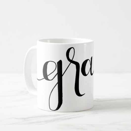 Anmut-Kaffee-Tasse Kaffeetasse (Vorderseite Links)