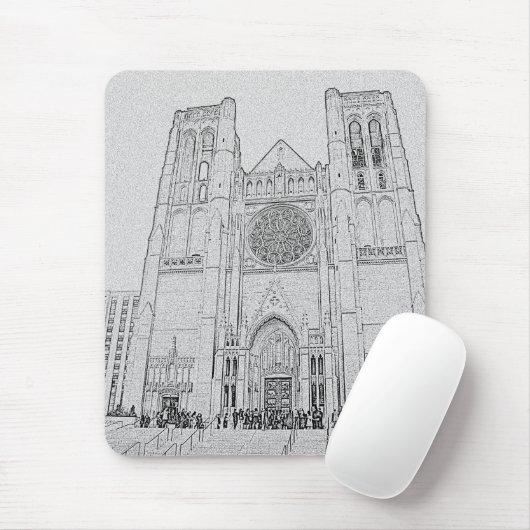 Anmut-Kathedrale Mousepad (Mit Mouse)