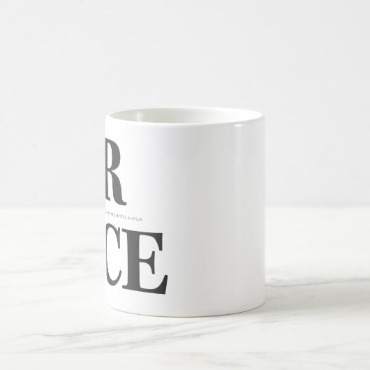 Anmut-NamensTasse Kaffeetasse (Mittel)