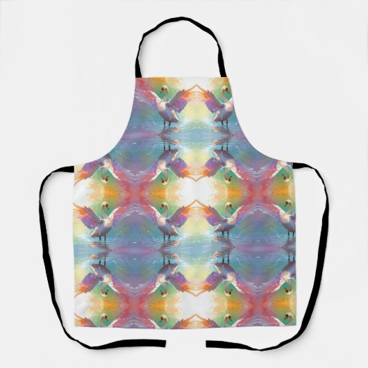 Anmut über einen ruhigen Teich schwingen Schürze (Vorderseite)