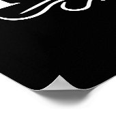 Anmut über Leim, Glaube über Angst - Inspiration Poster (Ecke)