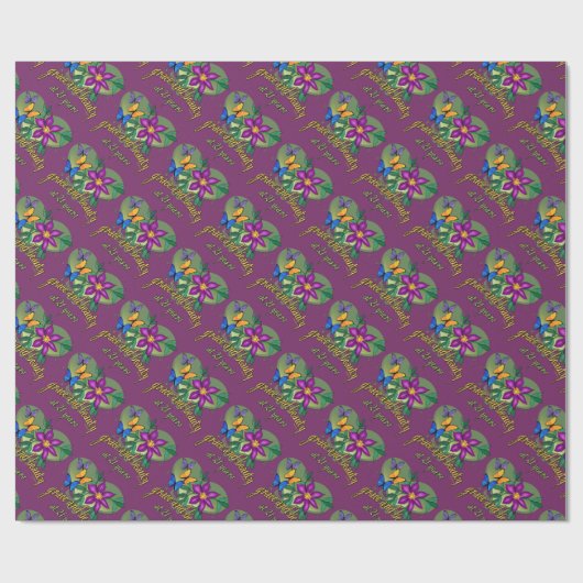 Anmut und Schönheit bei 21 Geschenkpapier (Flach)