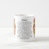 Anmut, Ursprung, Bedeutung und das Wappen auf Kaffeetasse (Mittel)