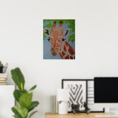 Anmutige Giraffe Poster (Heimbüro)