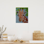 Anmutige Giraffe Poster (Küche)