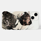 Anmutige japanische Geisha - Case-Mate iPhone Hülle (Rückseite (Horizontal))