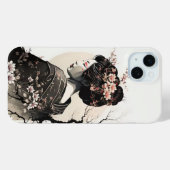 Anmutige japanische Geisha - Case-Mate iPhone Hülle (Rückseite (Horizontal))