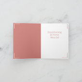 Anmutige japanische Geisha - Karte (Innenseite)