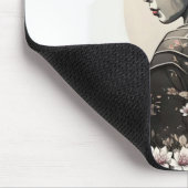 Anmutige japanische Geisha -  Mousepad (Ecke)