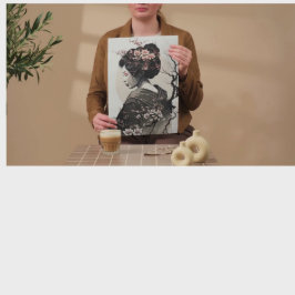 Anmutige japanische Geisha - Poster