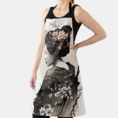 Anmutige japanische Geisha -  Schürze (InSitu)