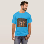 Anmutige Vögel & gefiederte Flügel T-Shirt (Vorne ganz)