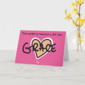 Anmutkarte Karte (Gelbe Blume)