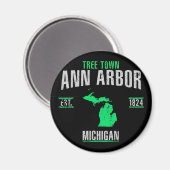 Ann Arbor Magnet (Vorderseite/Rückseite)