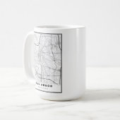 Ann Arbor Map Kaffeetasse (Vorderseite Links)