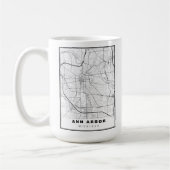 Ann Arbor Map Kaffeetasse (Links)