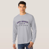 Ann Arbor, MI - 1824 T-Shirt (Vorne ganz)