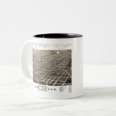 Ann Arbor - Michigan - 1880 Zweifarbige Tasse (Vorderseite Links)