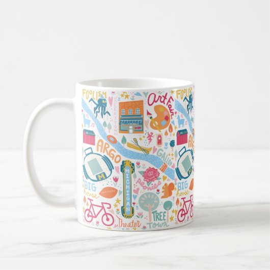 Ann Arbor Michigan Favorite Things Kaffeetasse (Links)