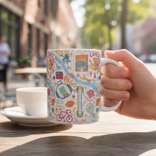 Ann Arbor Michigan Favorite Things Kaffeetasse