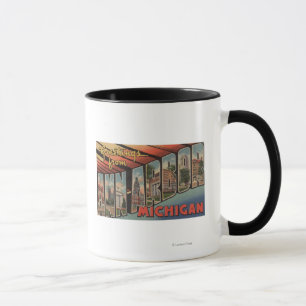 Ann Arbor, Michigan - große Buchstabe-Szenen Tasse