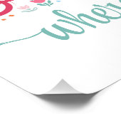 Ann Arbor Michigan Map Benutzerdefinierte Koordina Poster (Ecke)