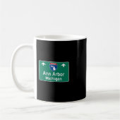 Ann Arbor Michigan Mi Interstate Highway Urlaub Kaffeetasse (Links)