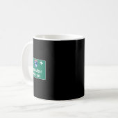 Ann Arbor Michigan Mi Interstate Highway Urlaub  Kaffeetasse (Vorderseite Links)
